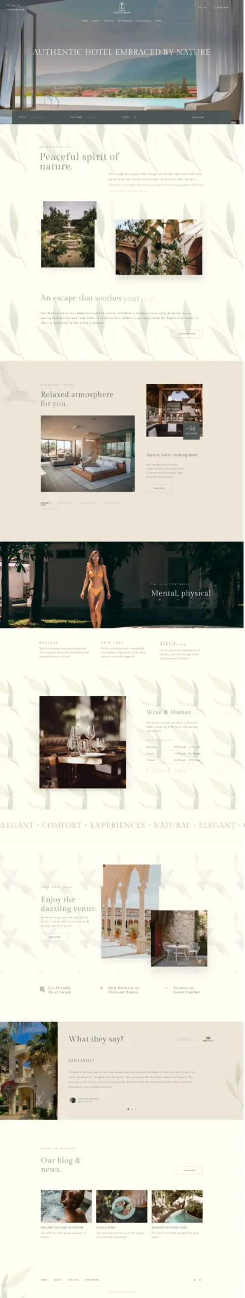 Project #4 - WordPress Customization with Hub Theme - Hotel